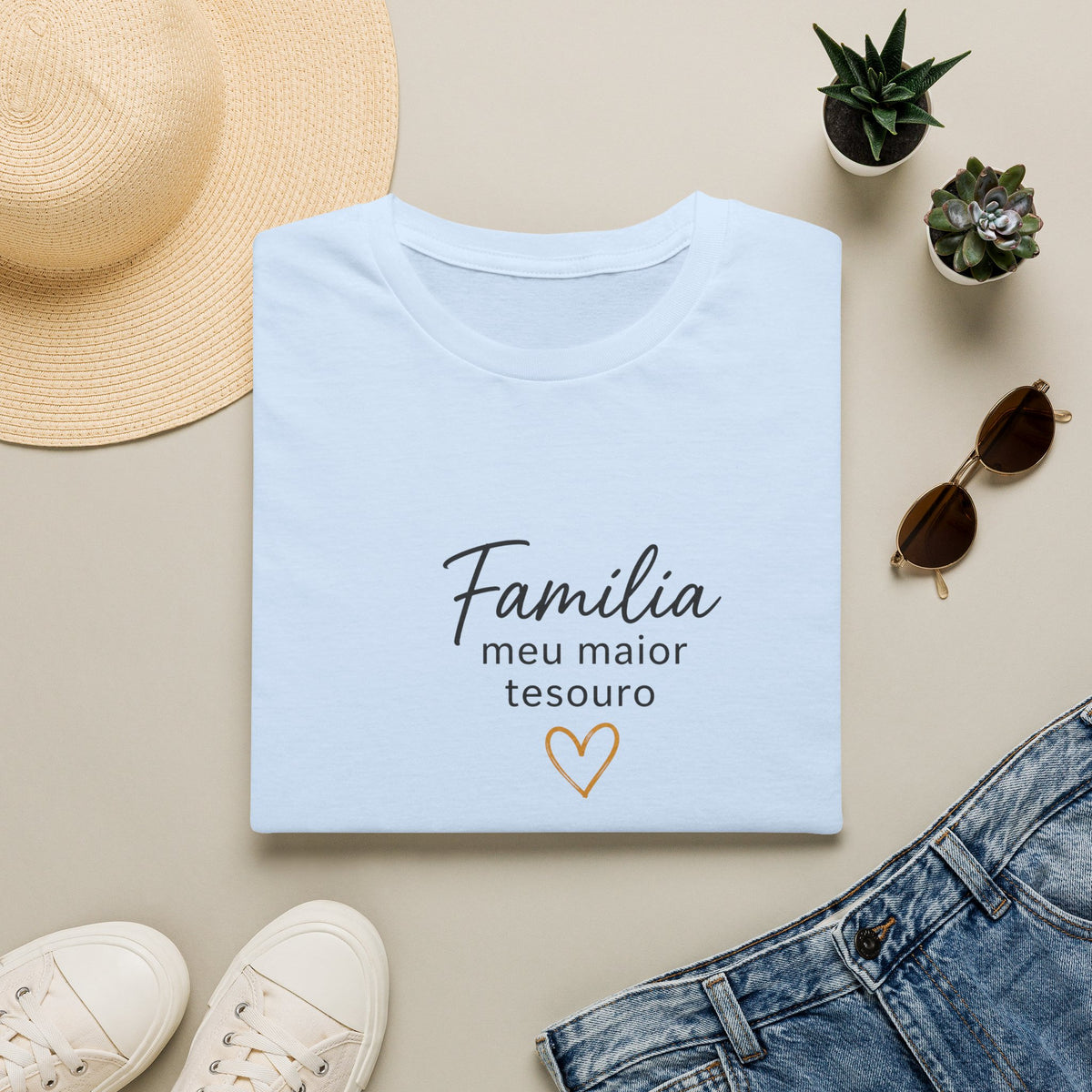 T-Shirt "Familia meu maior tesouro"
