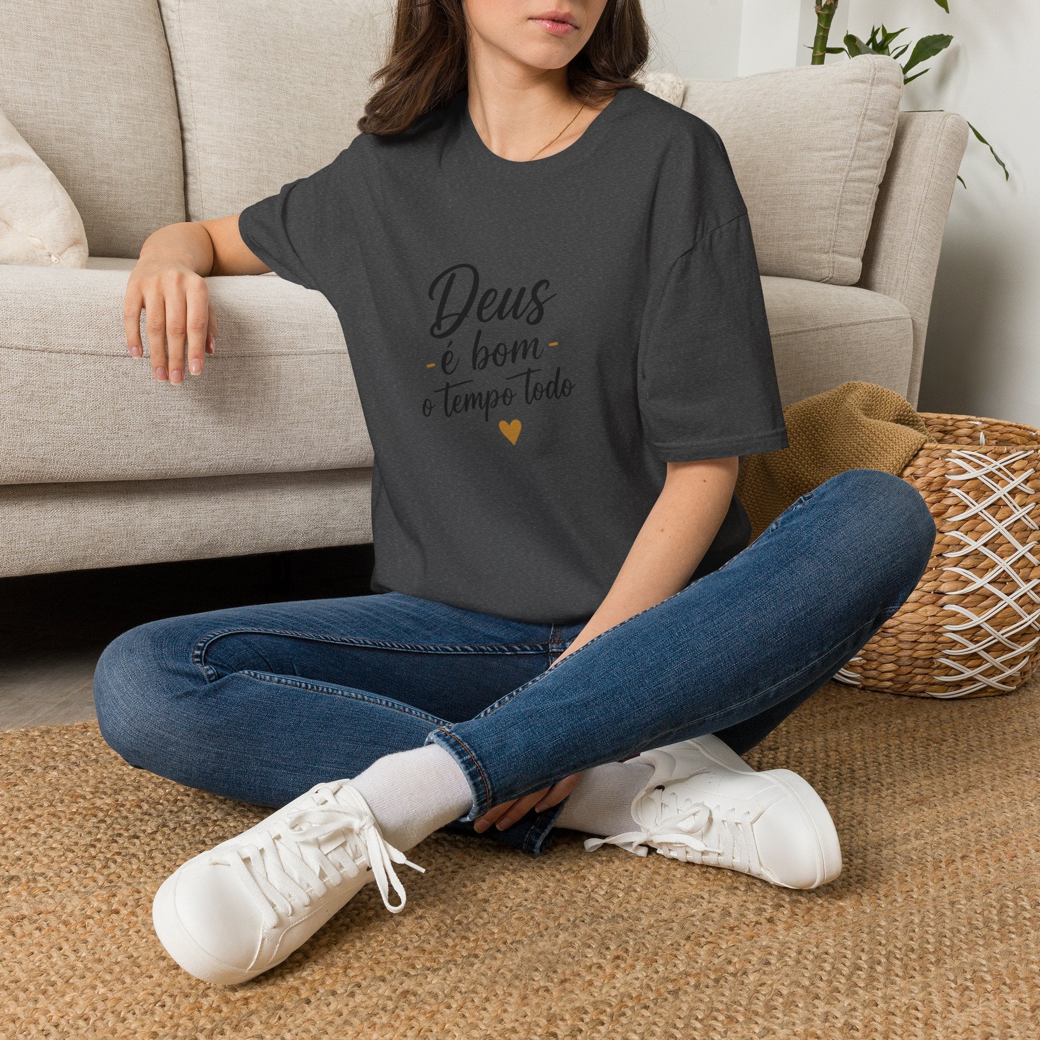 T-Shirt "Deus é bom o tempo todo"