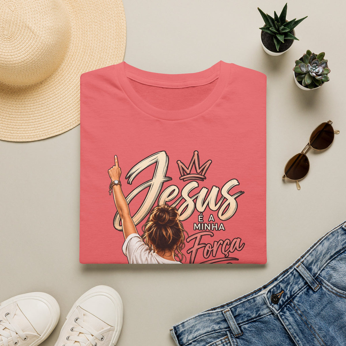 T-Shirt — Jesus é minha força
