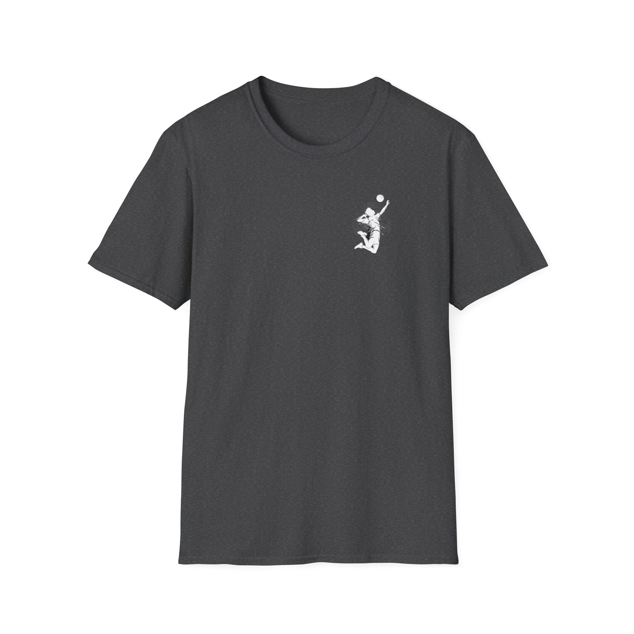 T-Shirt — “Fly High Hit Hard” Volleyboll