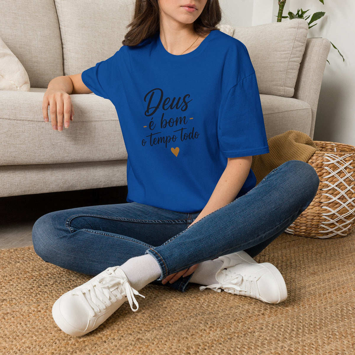 T-Shirt "Deus é bom o tempo todo"