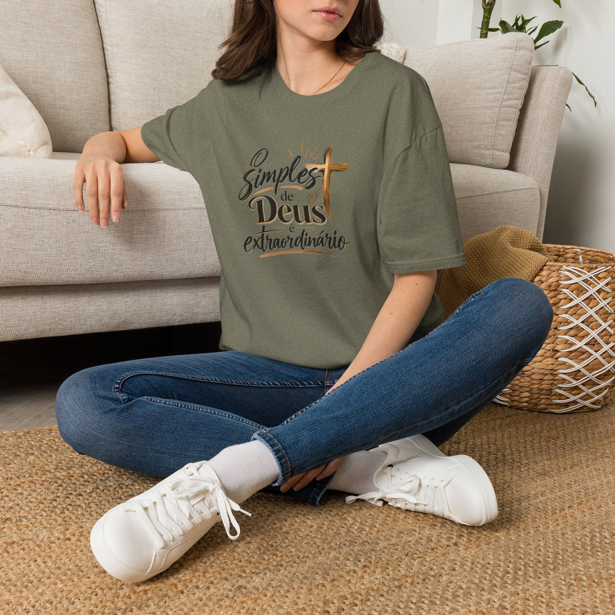 T-Shirt — "O Simples de Deus é Extraordinário"