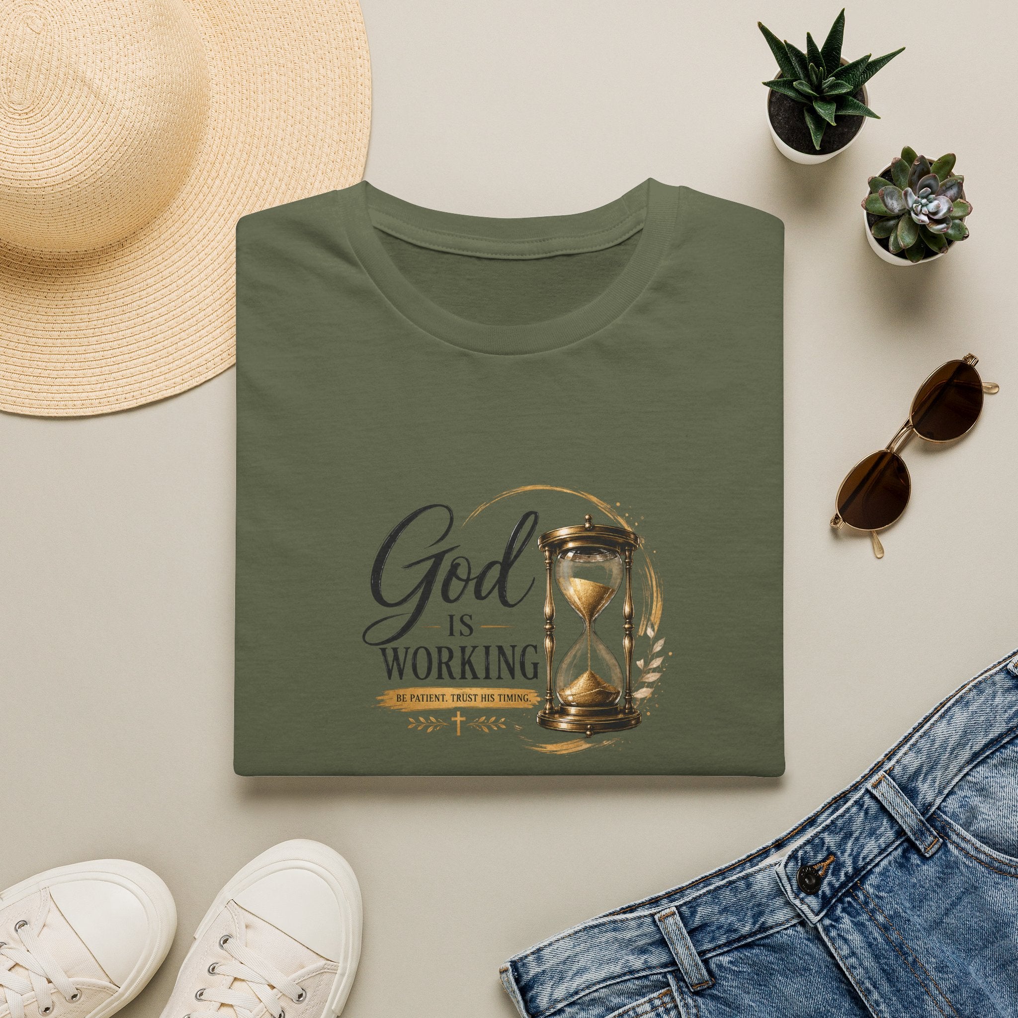 T-Shirt "God Is Working"