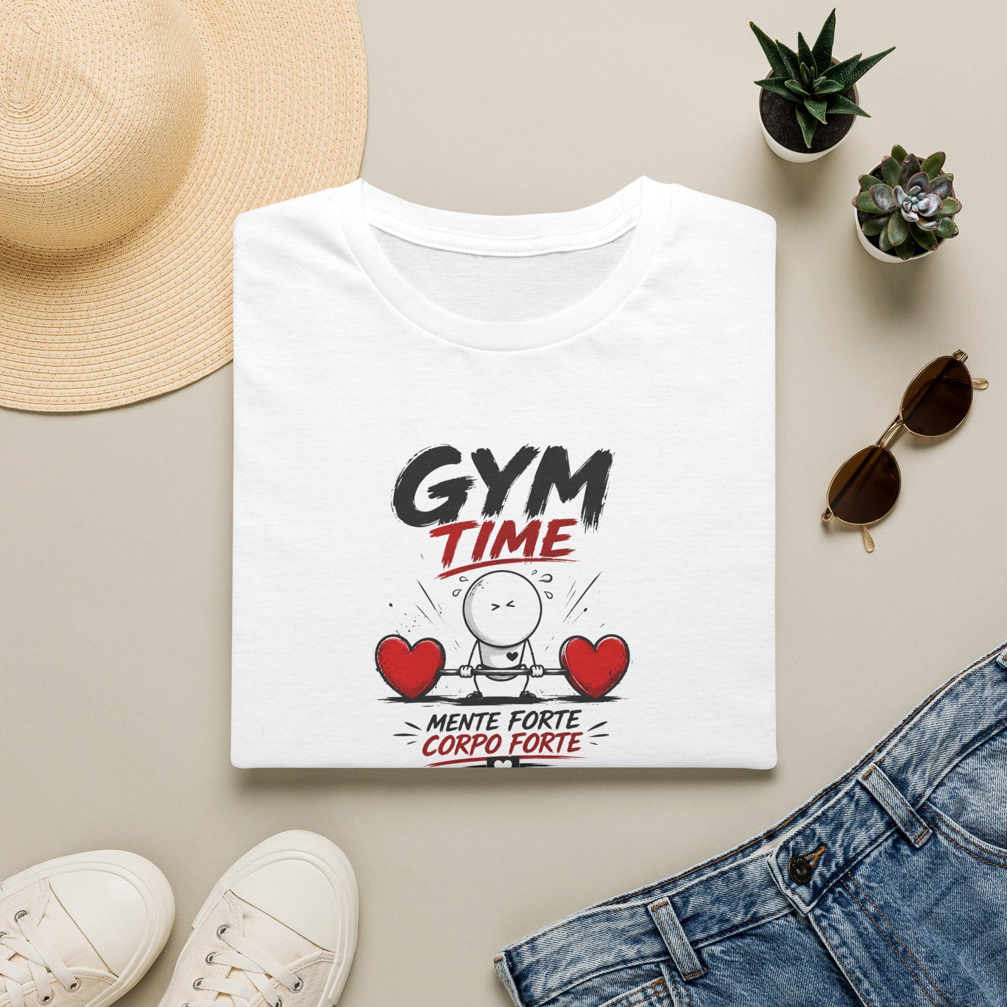 T-Ship "Gym Time, mente forte corpo forte