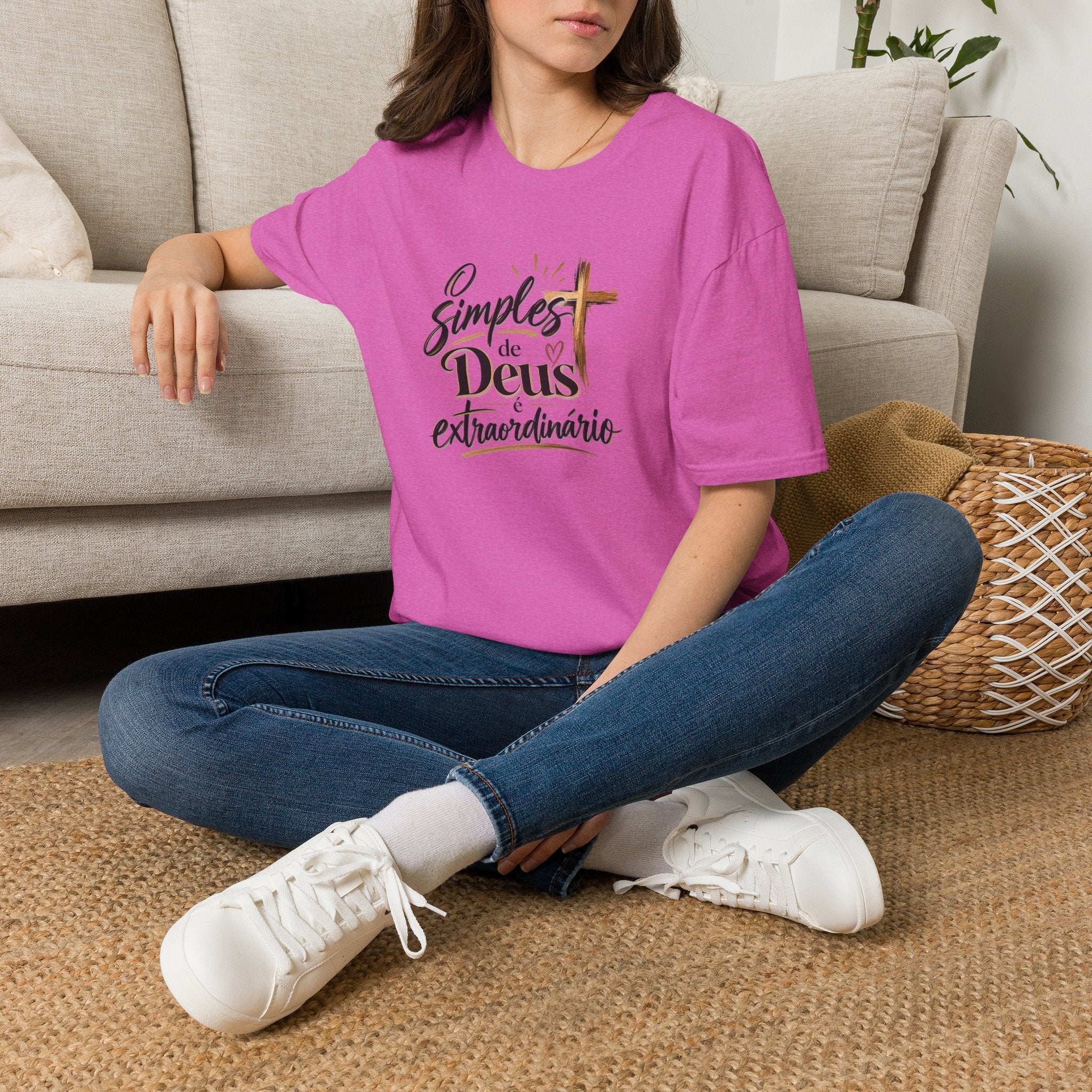 T-Shirt — "O Simples de Deus é Extraordinário"