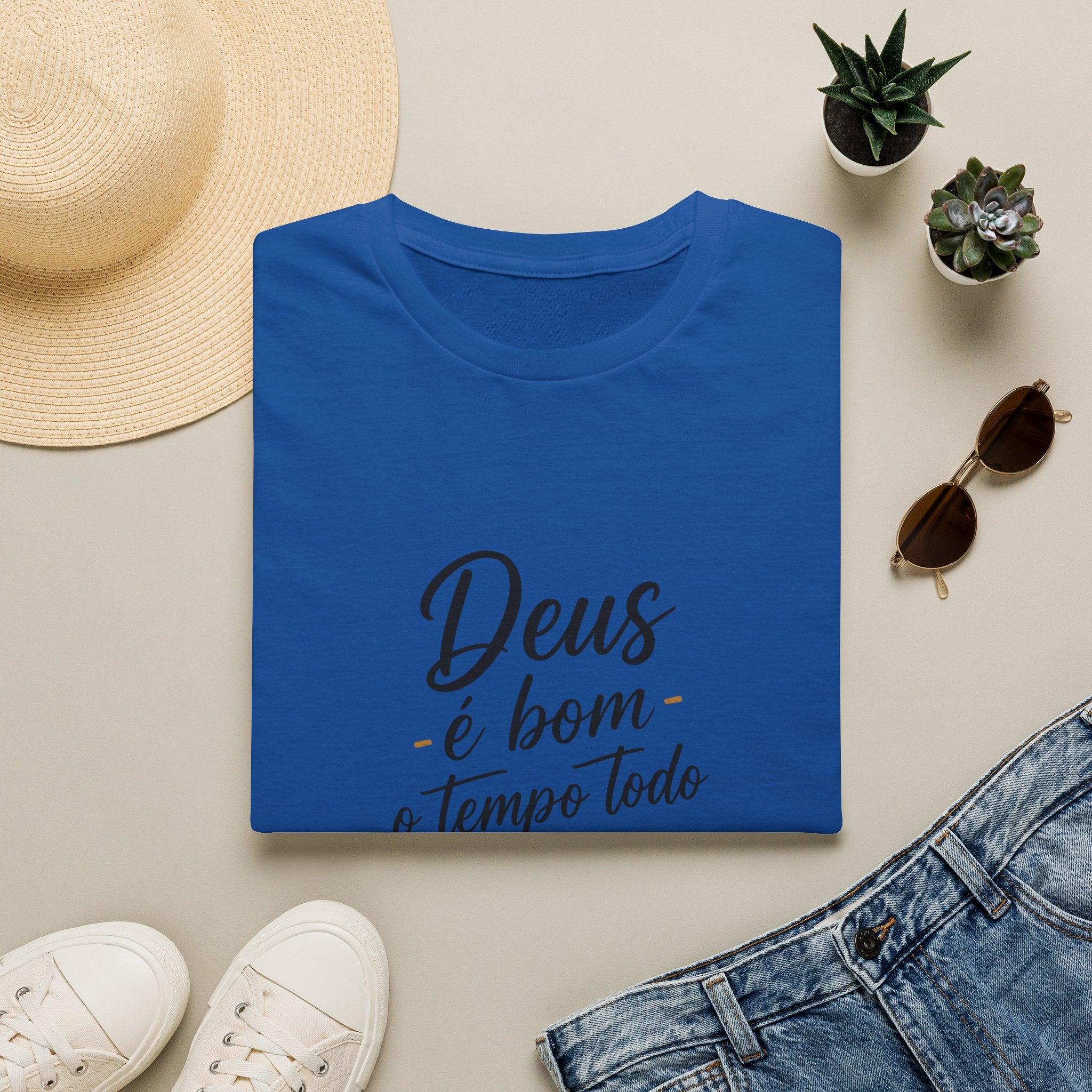 T-Shirt "Deus é bom o tempo todo"