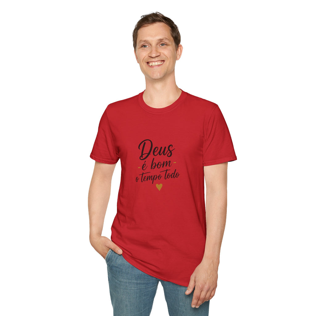 T-Shirt "Deus é bom o tempo todo"