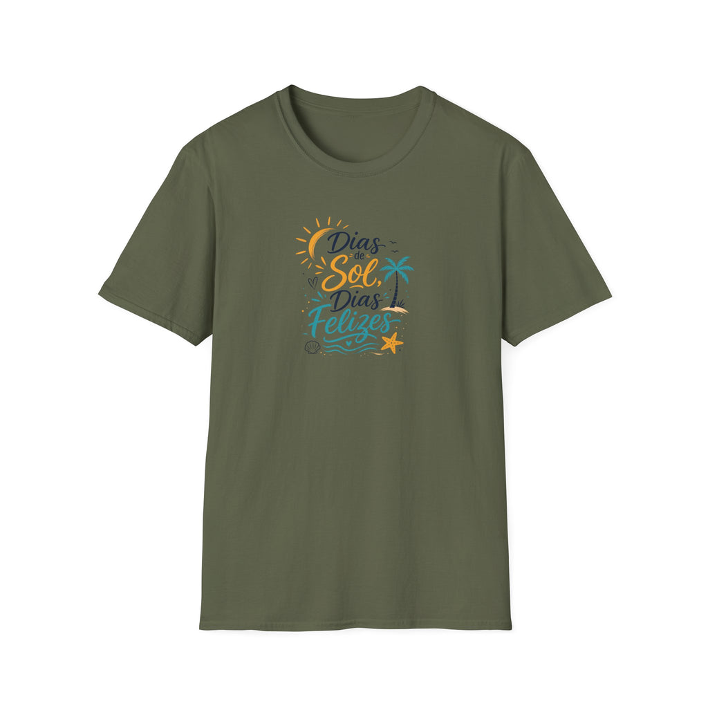 T-Shirt — "Días de Sol, Días Felizes"