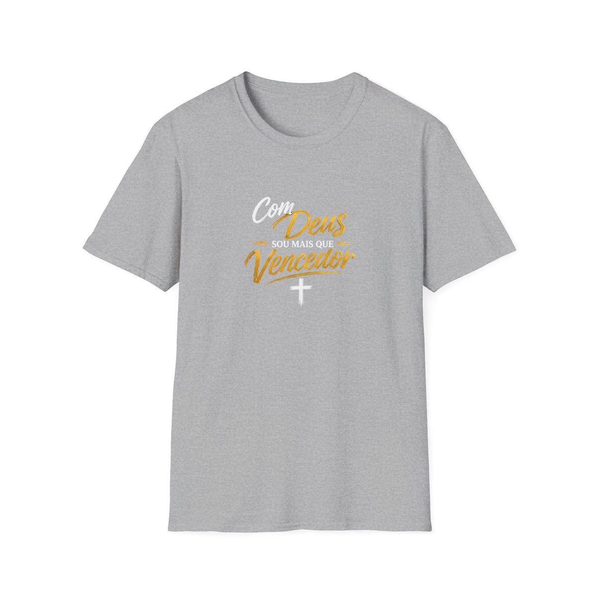T-Shirt "Com Deus sou mais que vencedor"