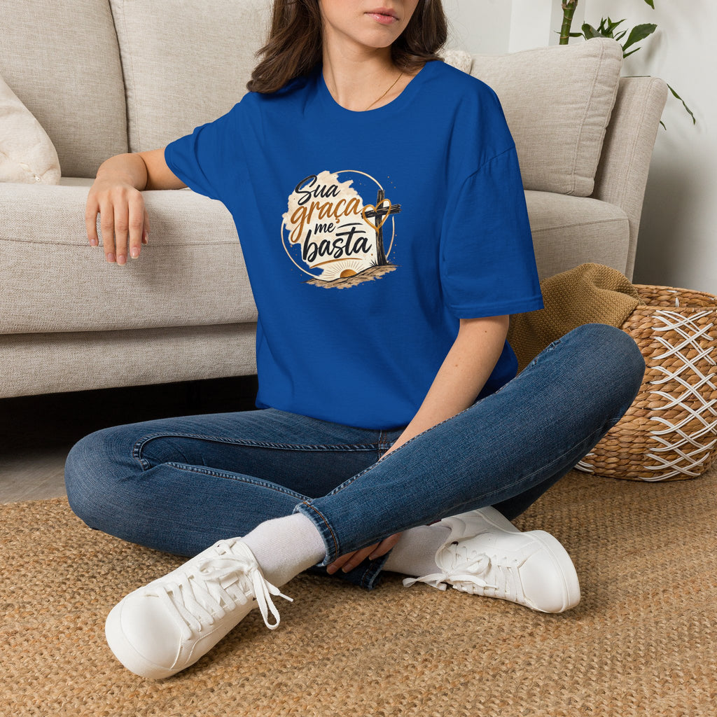 T‑Shirt - "Sua Graça Me Basta"