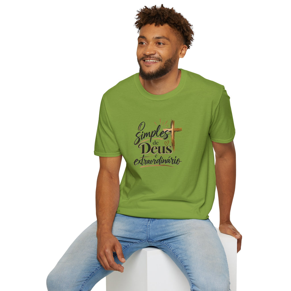 T-Shirt — "O Simples de Deus é Extraordinário"