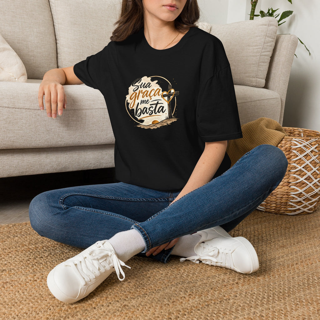 T‑Shirt - "Sua Graça Me Basta"