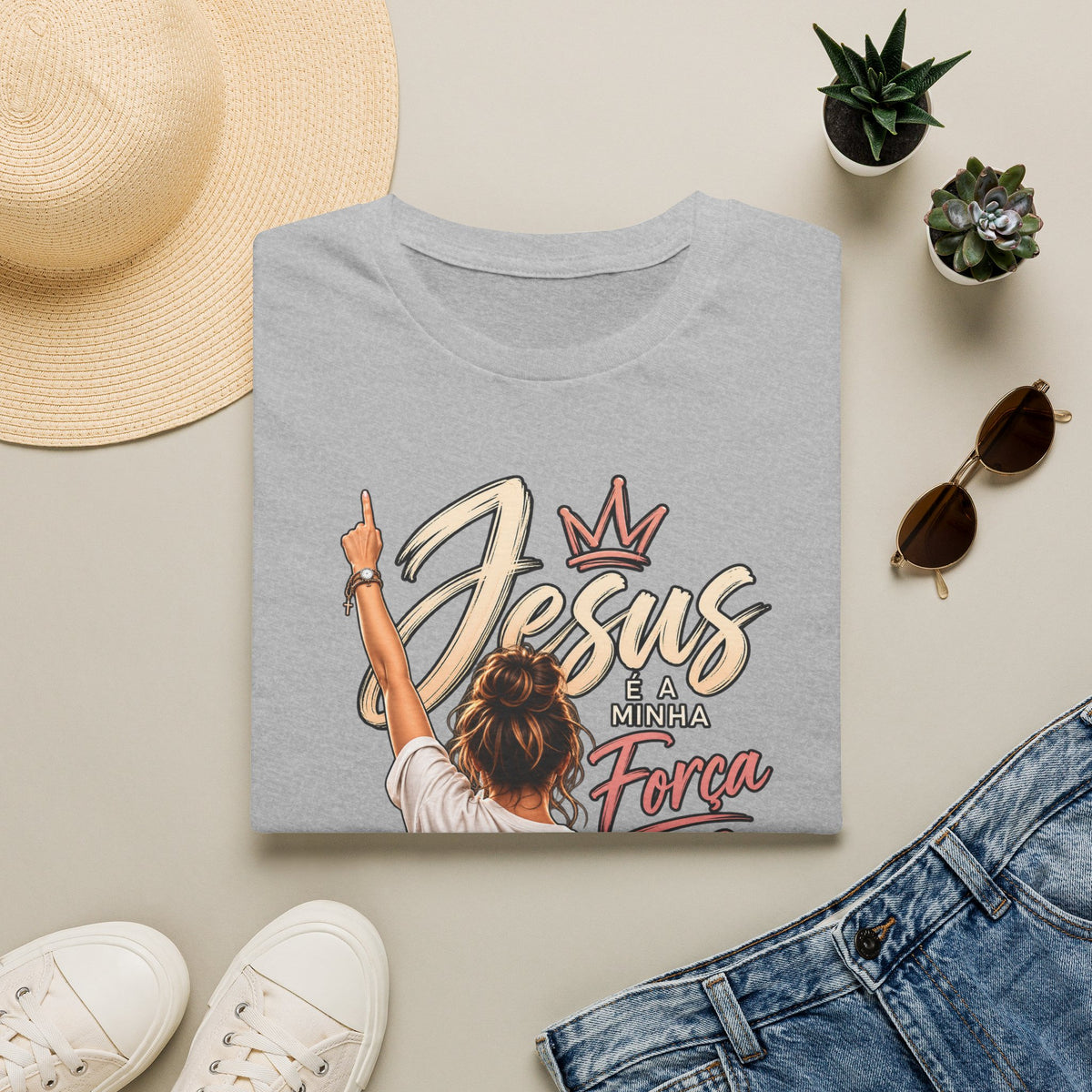 T-Shirt — Jesus é minha força