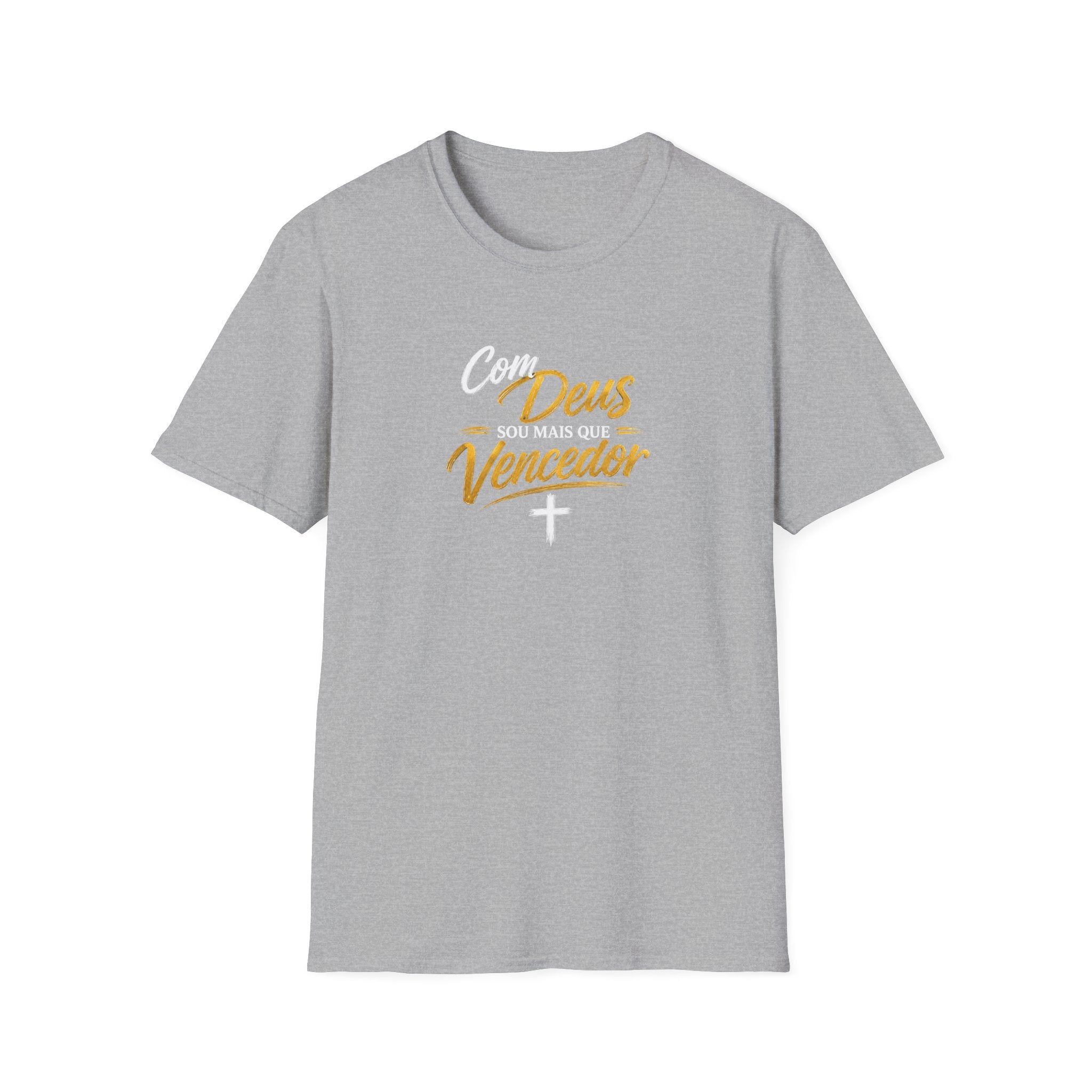 T-Shirt "Com Deus sou mais que vencedor"