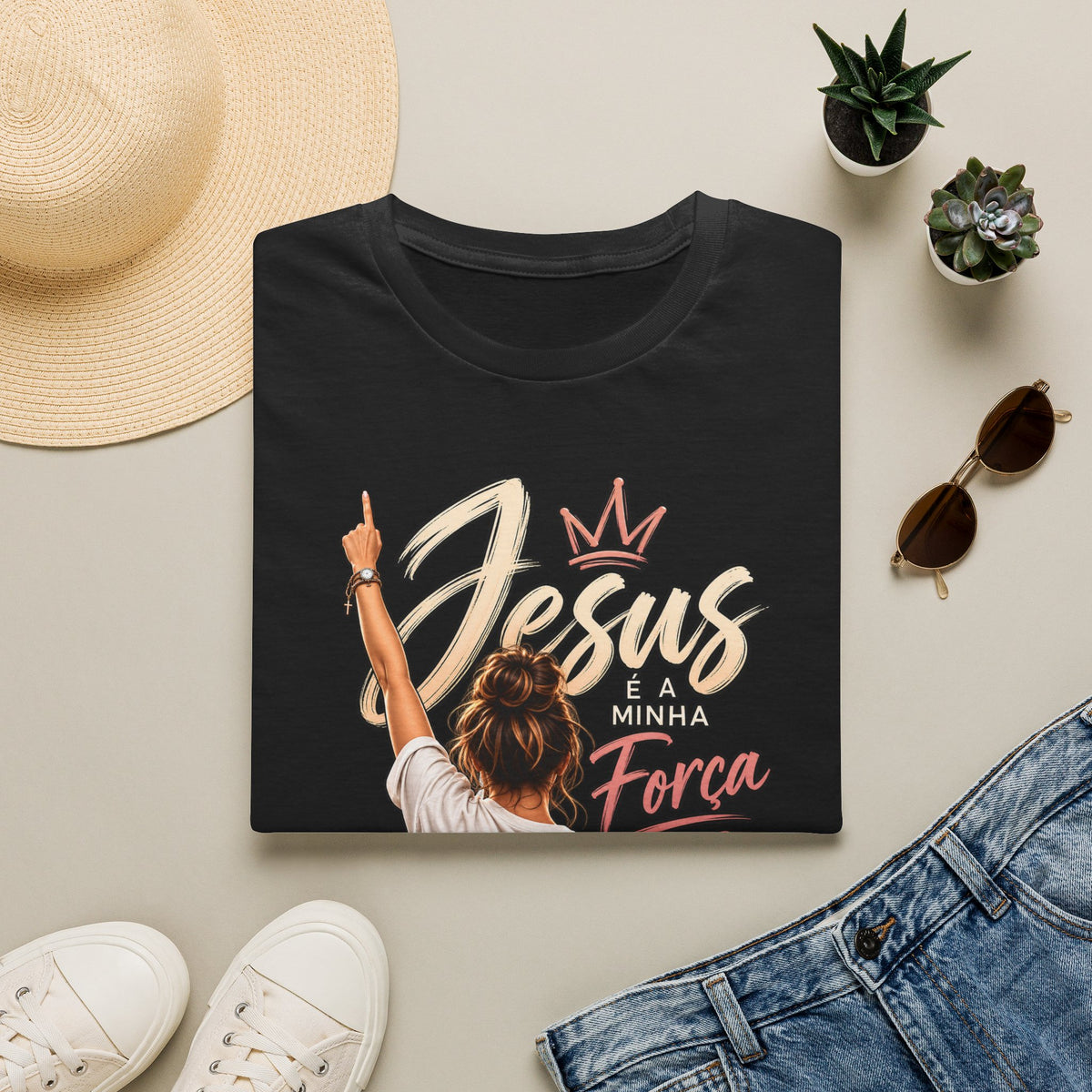 T-Shirt — Jesus é minha força