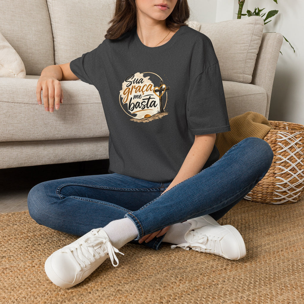 T‑Shirt - "Sua Graça Me Basta"