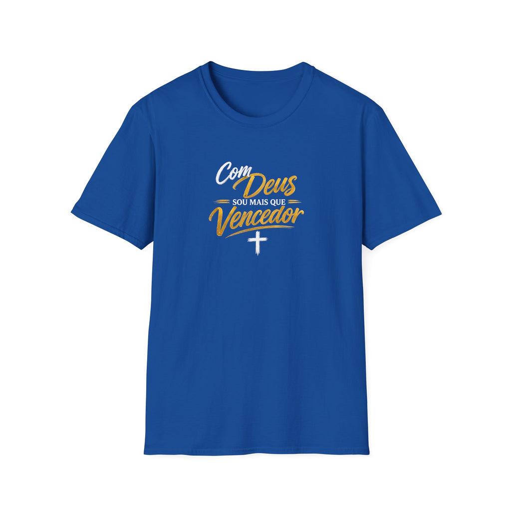 T-Shirt "Com Deus sou mais que vencedor"