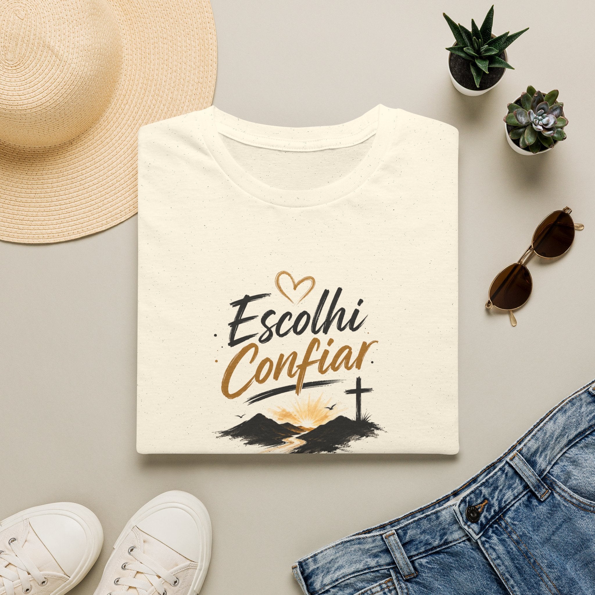 T-Shirt "Escolhi Confiar"