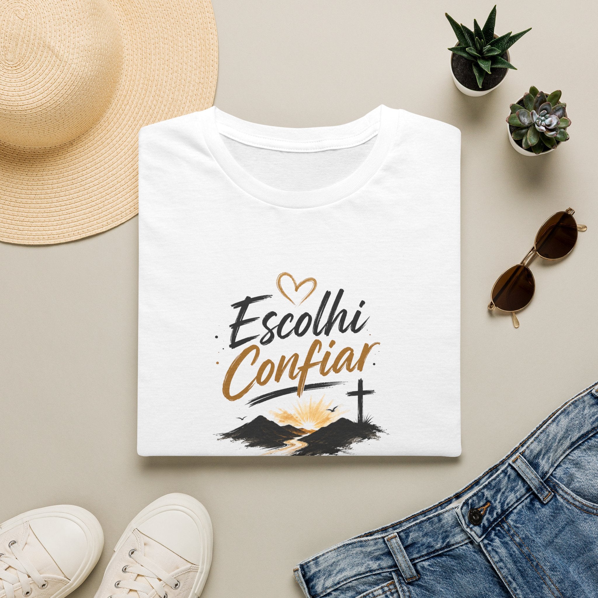 T-Shirt "Escolhi Confiar"