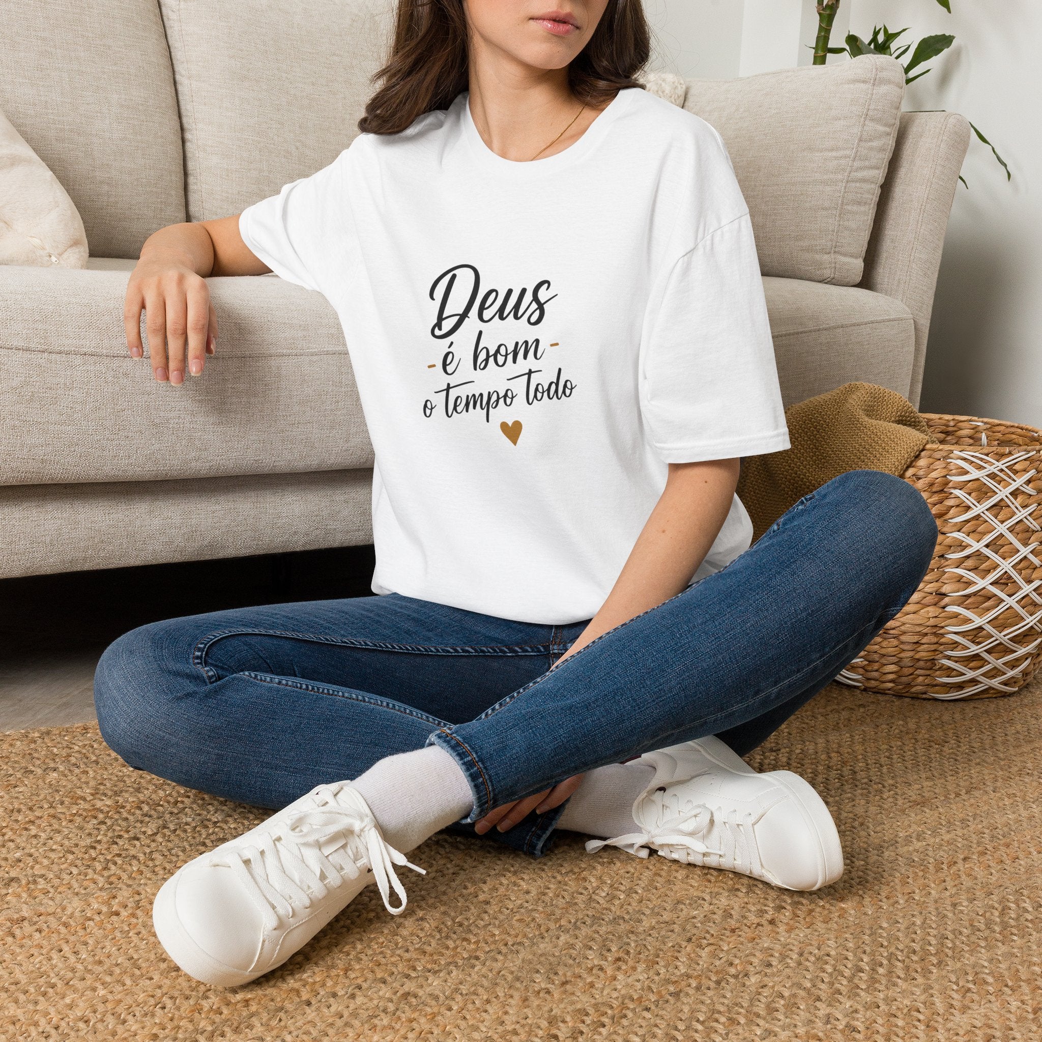 T-Shirt "Deus é bom o tempo todo"