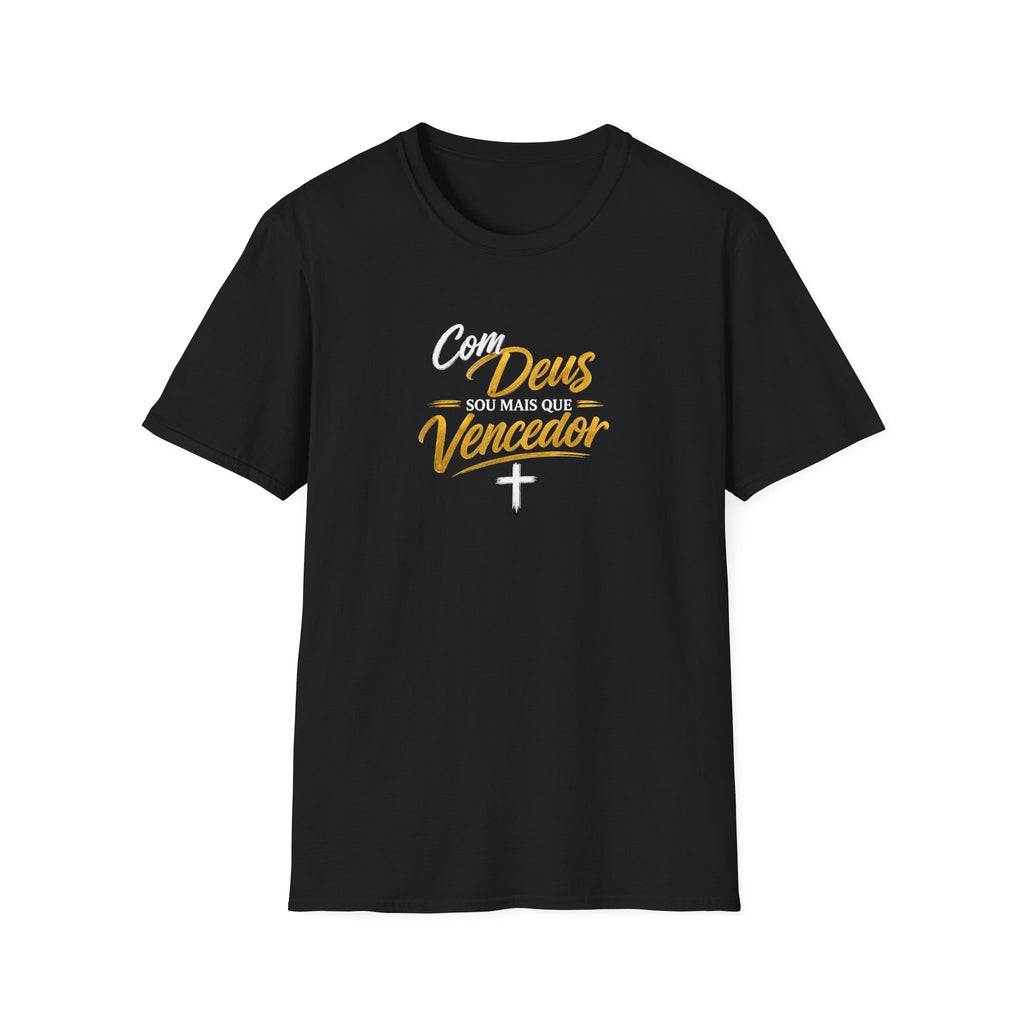T-Shirt "Com Deus sou mais que vencedor"
