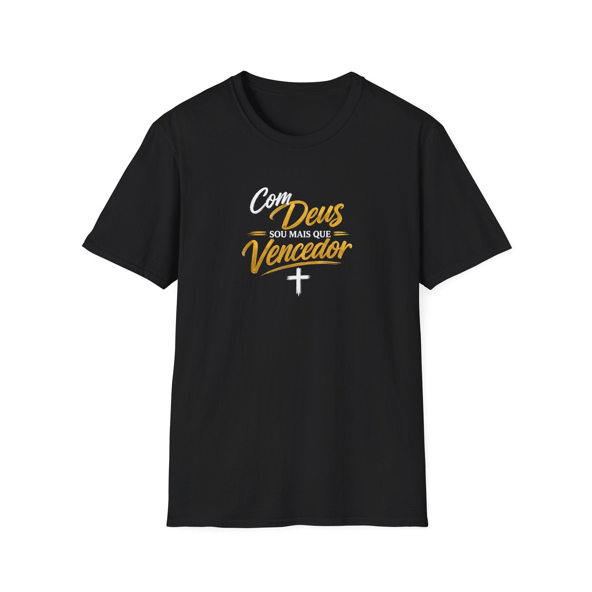 T-Shirt "Com Deus sou mais que vencedor"