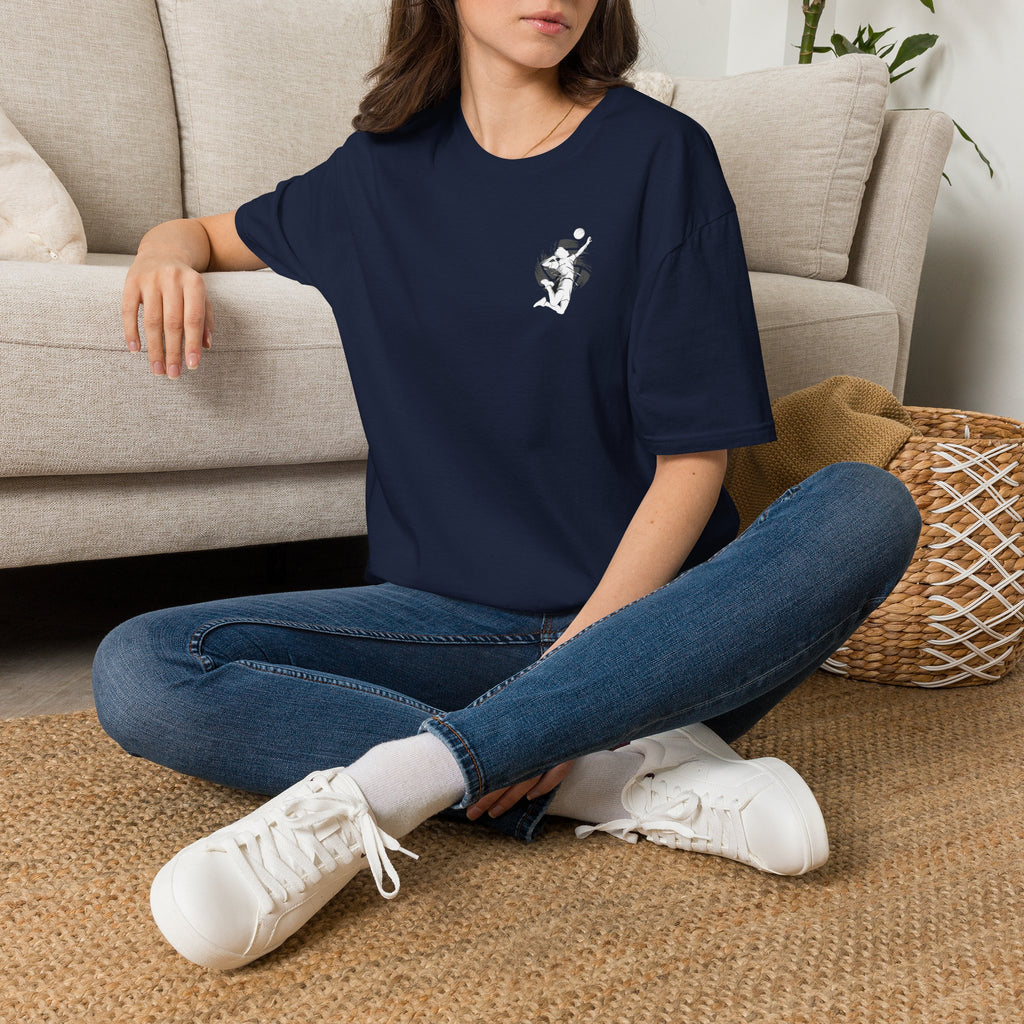 T-Shirt — “Fly High Hit Hard” Volleyboll