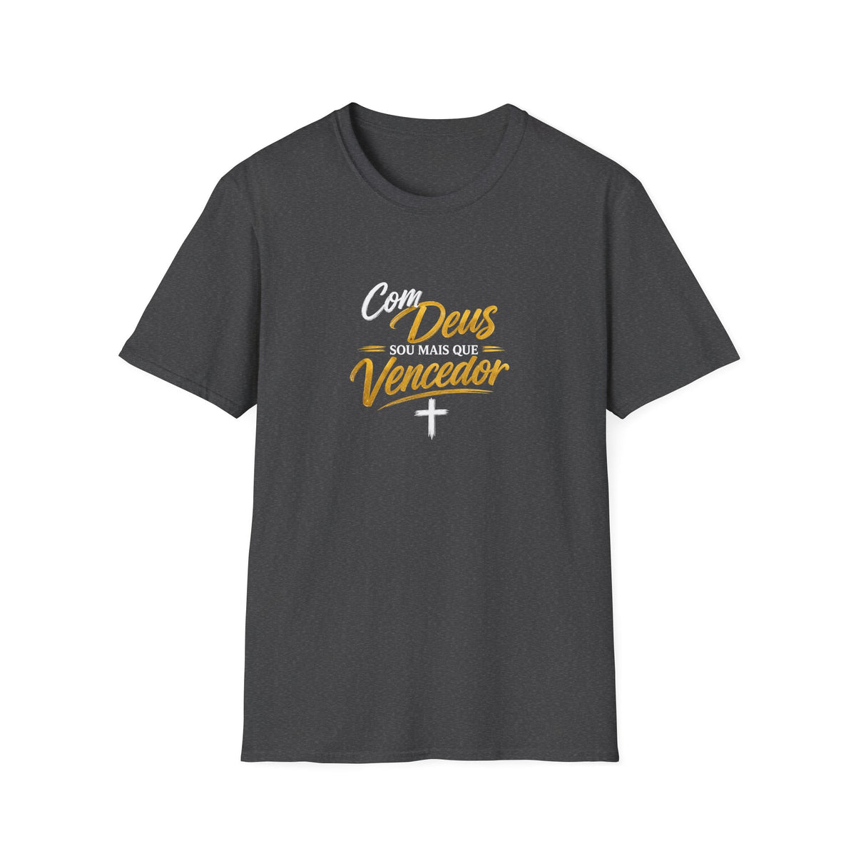 T-Shirt "Com Deus sou mais que vencedor"