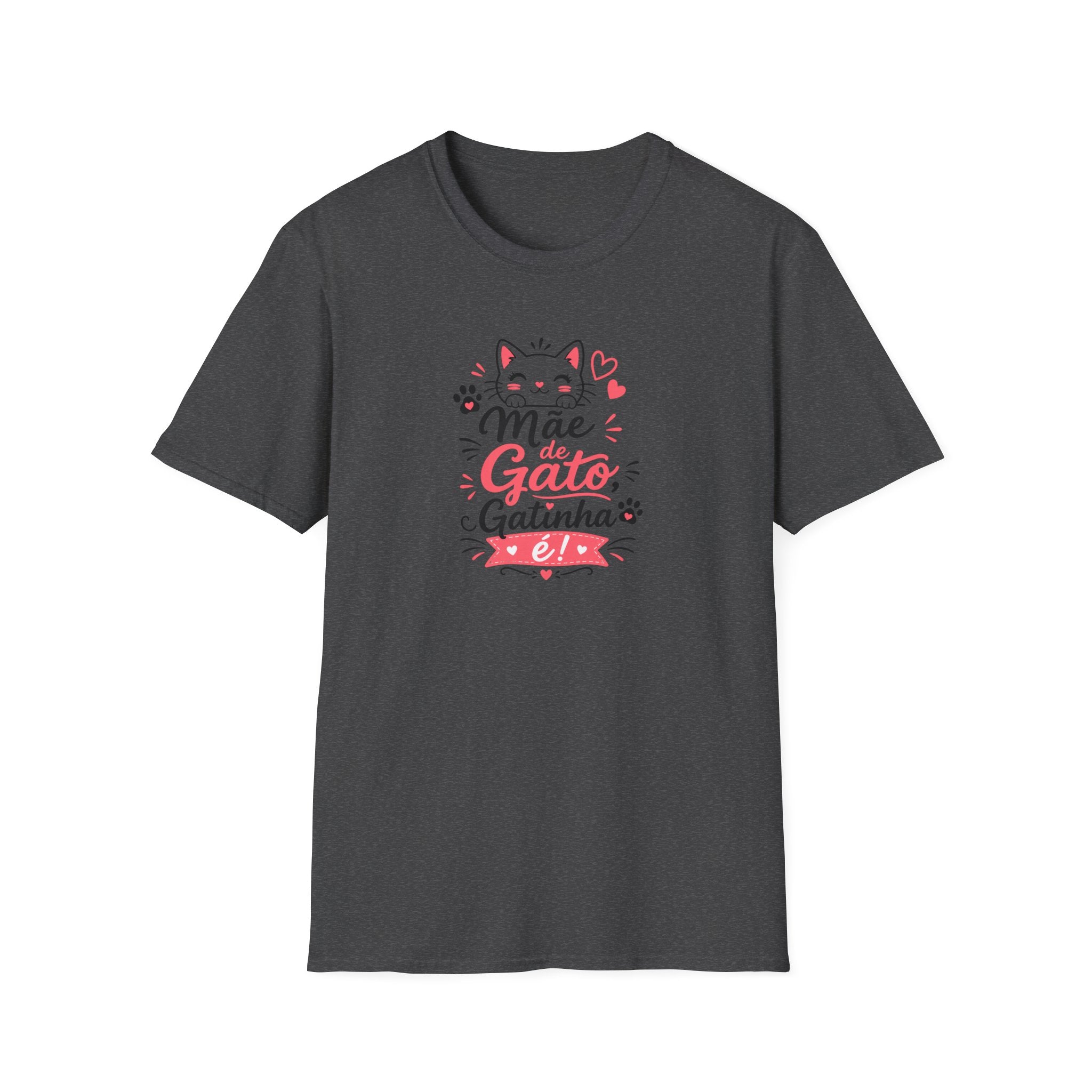 T-Shirt — "Mãe de Gato Gatinha"
