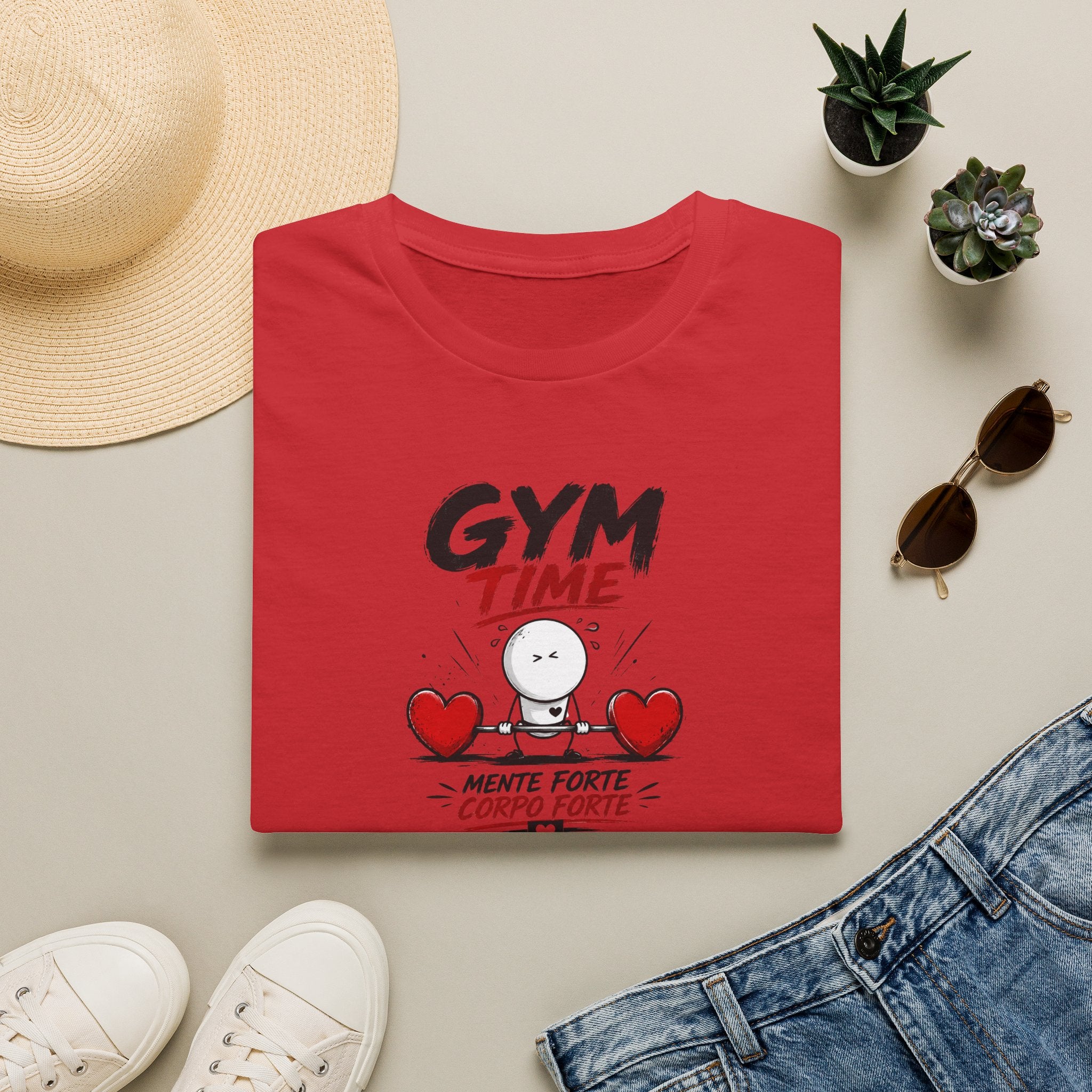 T-Ship "Gym Time, mente forte corpo forte