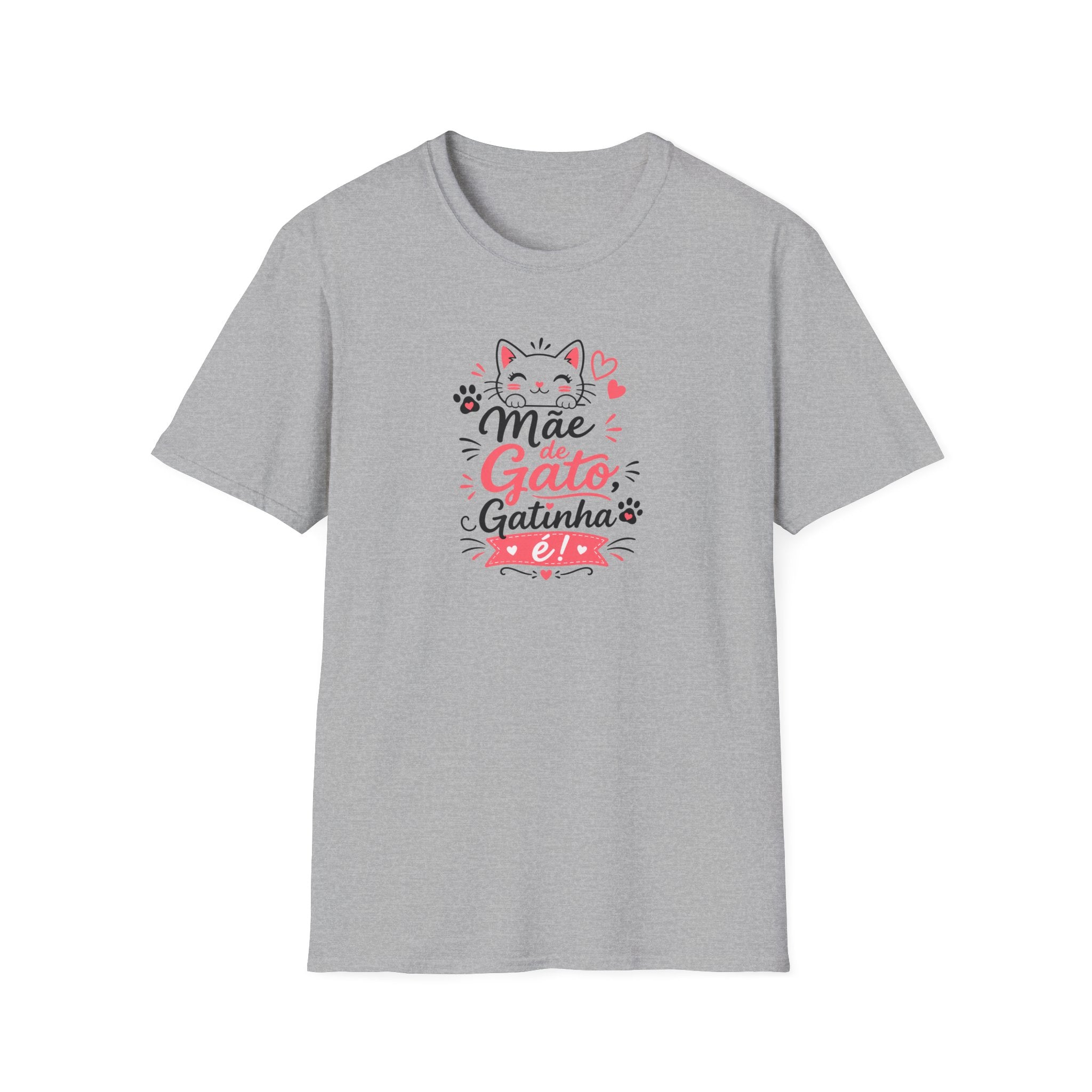 T-Shirt — "Mãe de Gato Gatinha"