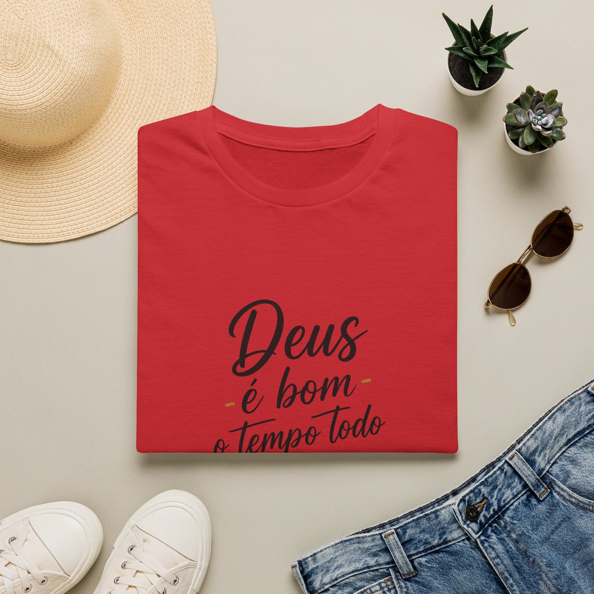 T-Shirt "Deus é bom o tempo todo"