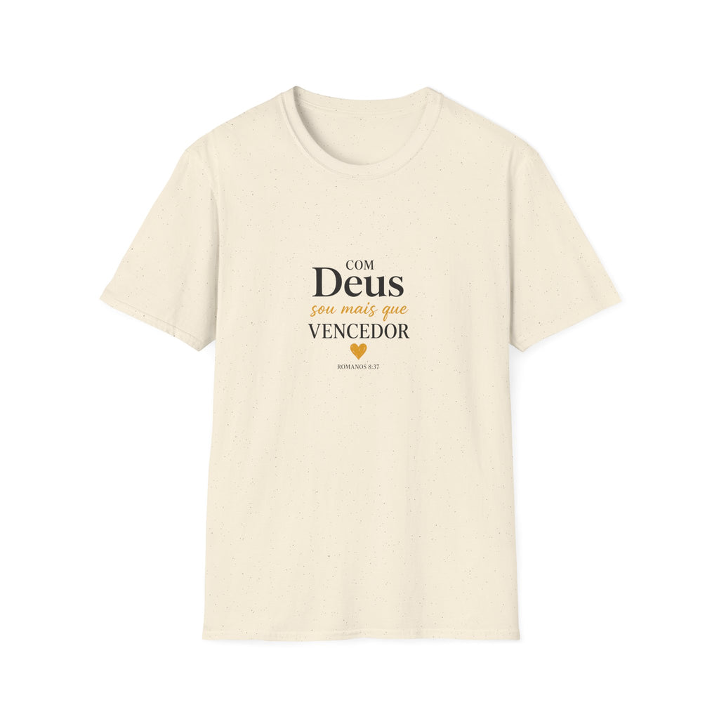 T-Shirt "Com Deus sou mais que vencedor"