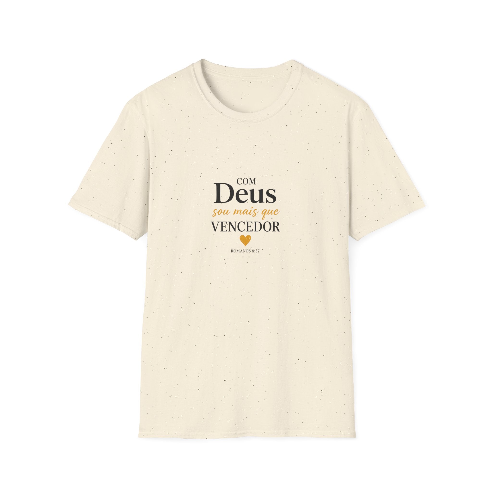 T-Shirt "Com Deus sou mais que vencedor"