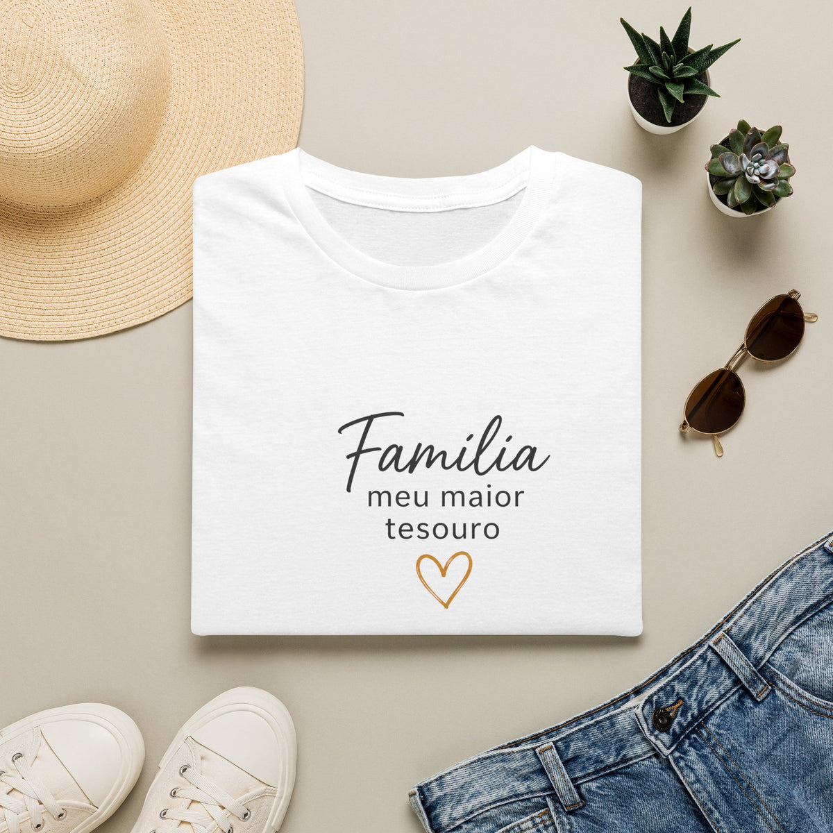 T-Shirt "Familia meu maior tesouro"
