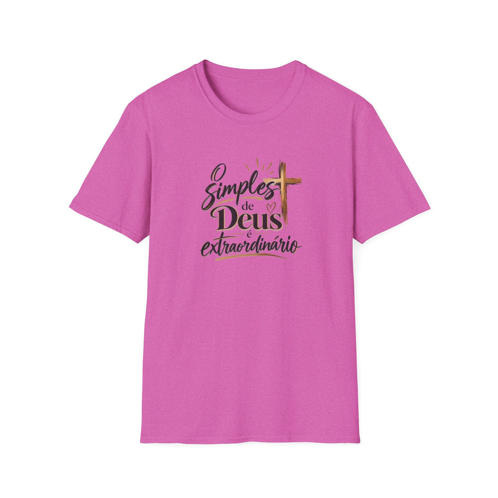 T-Shirt — "O Simples de Deus é Extraordinário"