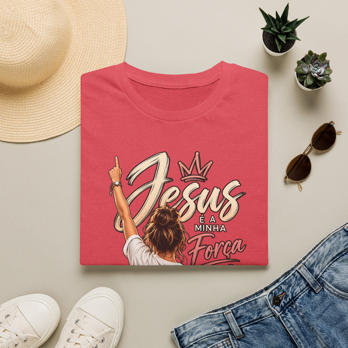 T-Shirt — Jesus é minha força