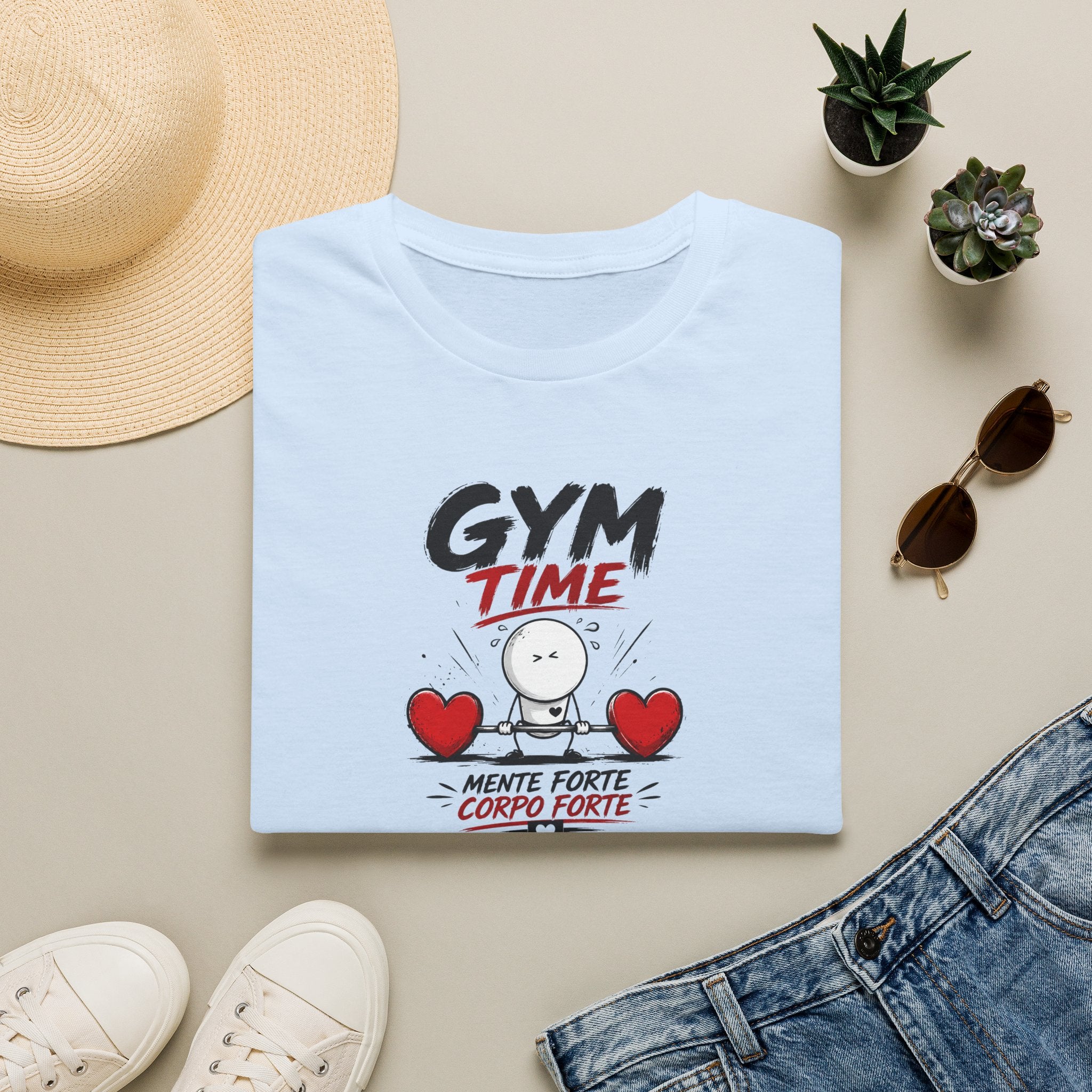 T-Ship "Gym Time, mente forte corpo forte