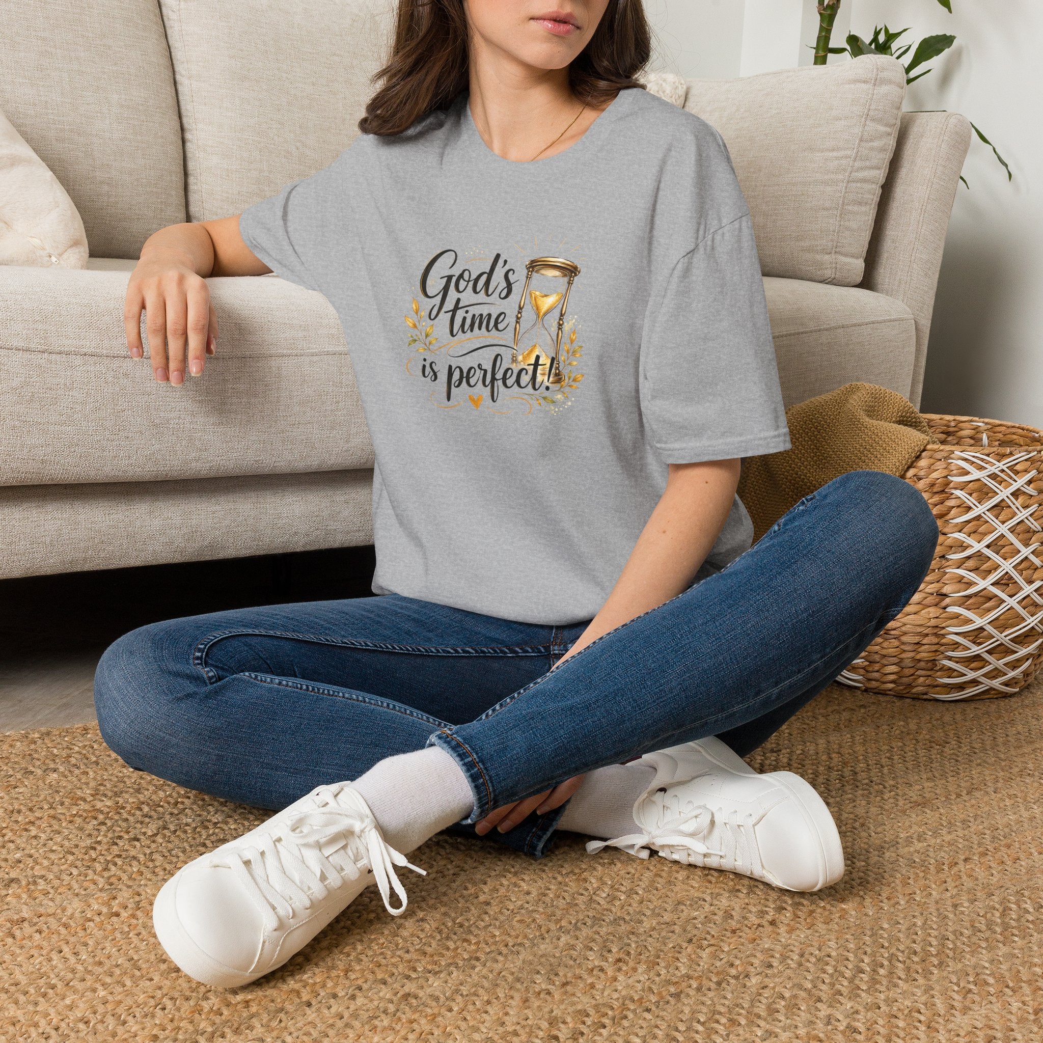 T-Shirt "God's Time Is Perfect"
