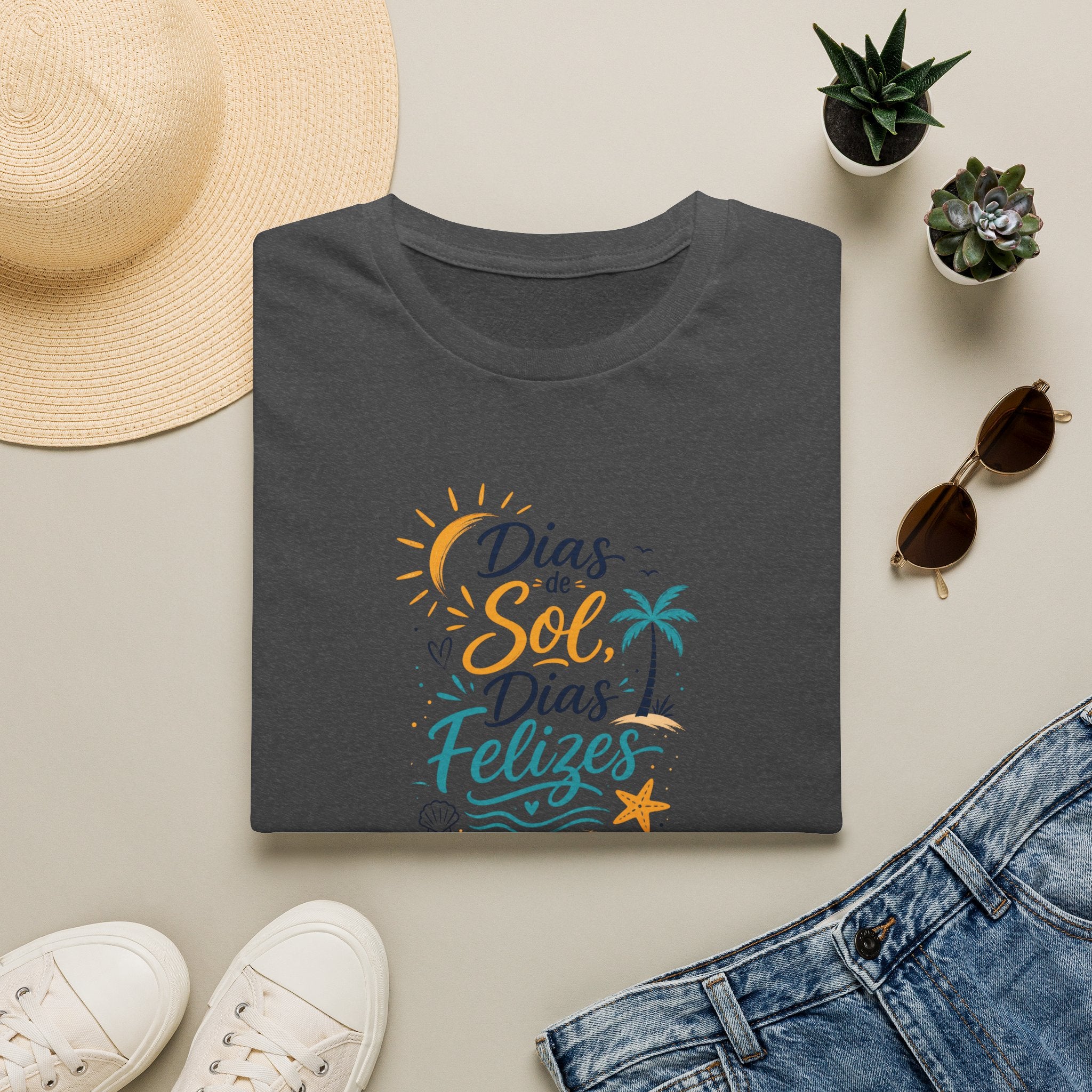 T-Shirt — "Días de Sol, Días Felizes"
