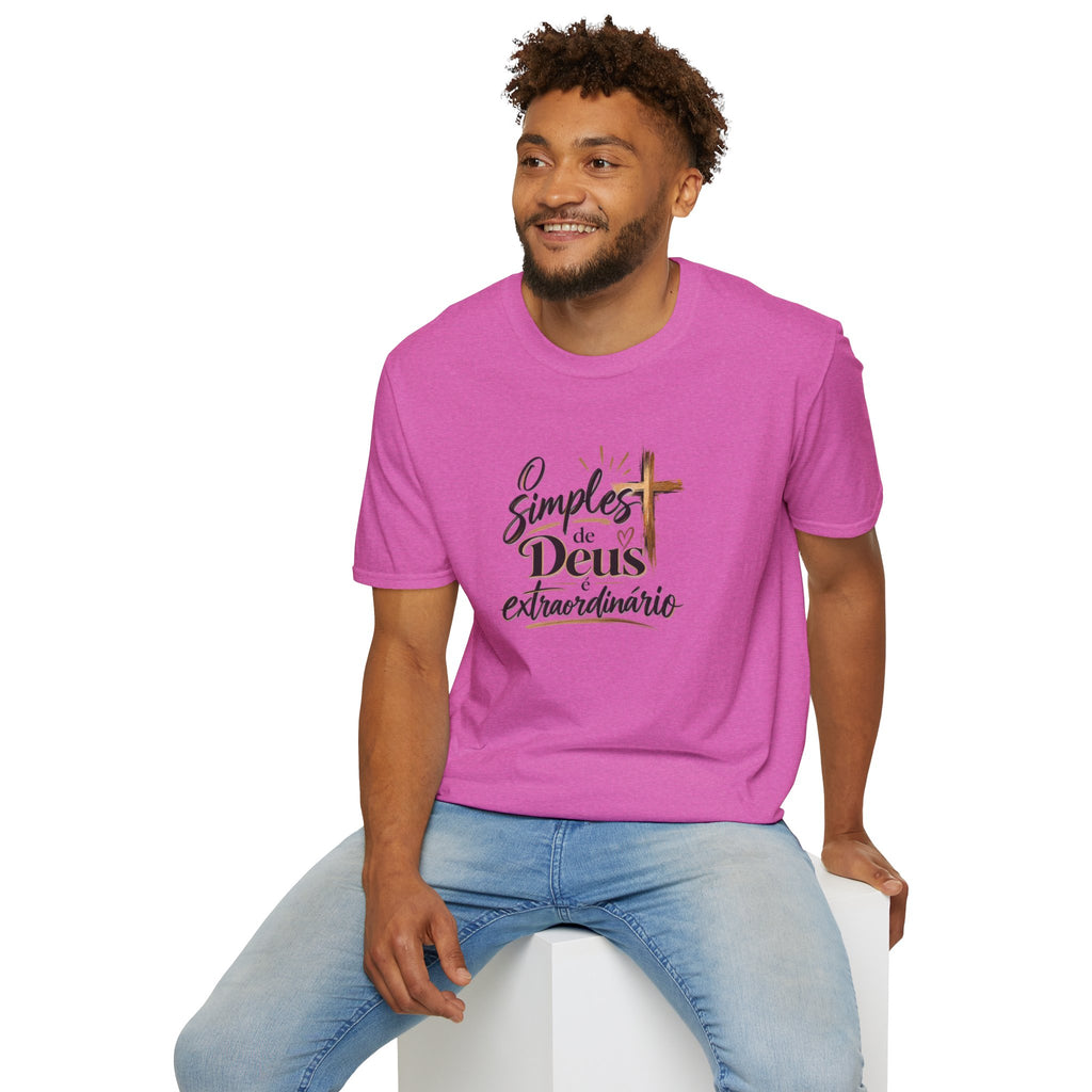 T-Shirt — "O Simples de Deus é Extraordinário"