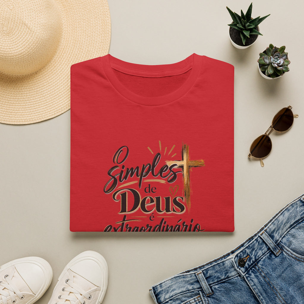 T-Shirt — "O Simples de Deus é Extraordinário"