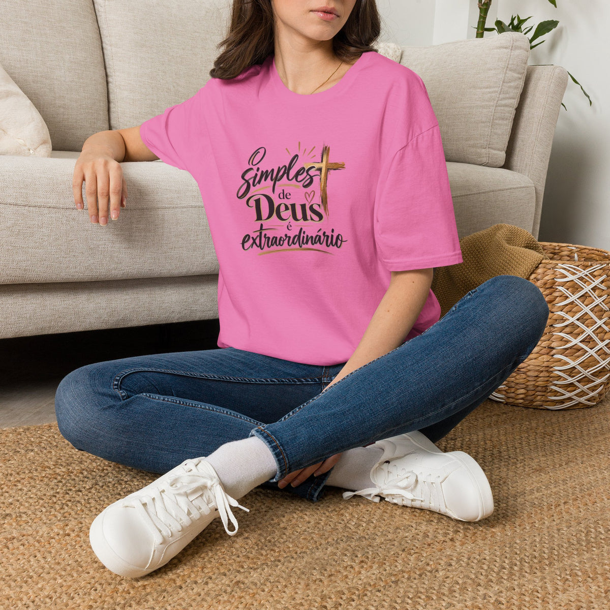 T-Shirt — "O Simples de Deus é Extraordinário"