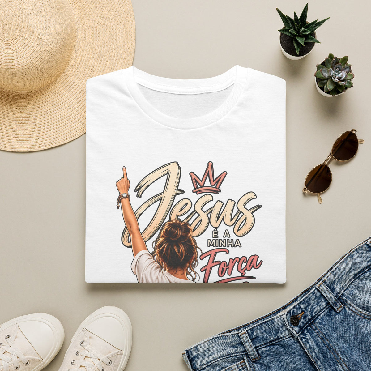 T-Shirt — Jesus é minha força