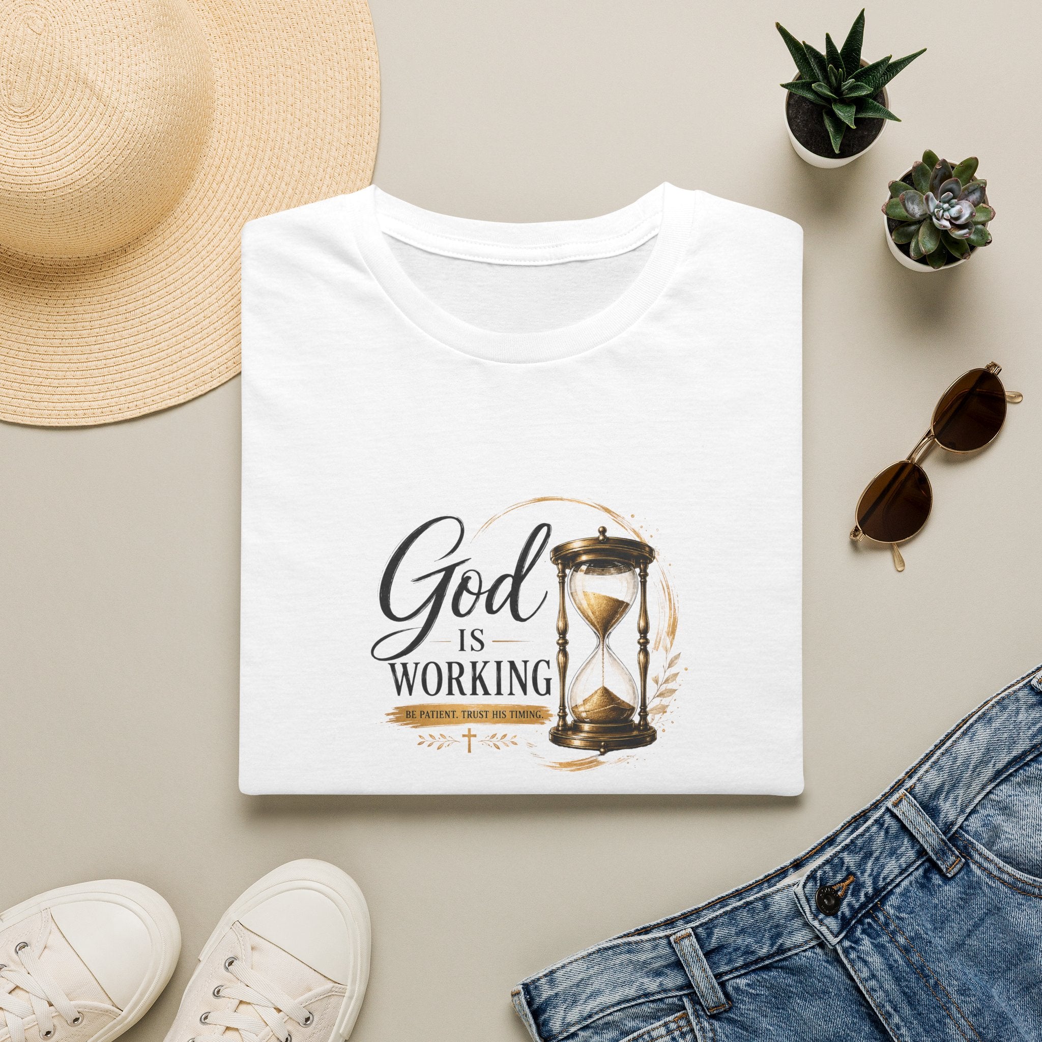 T-Shirt "God Is Working"