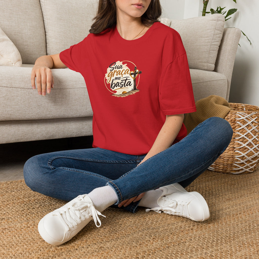 T‑Shirt - "Sua Graça Me Basta"