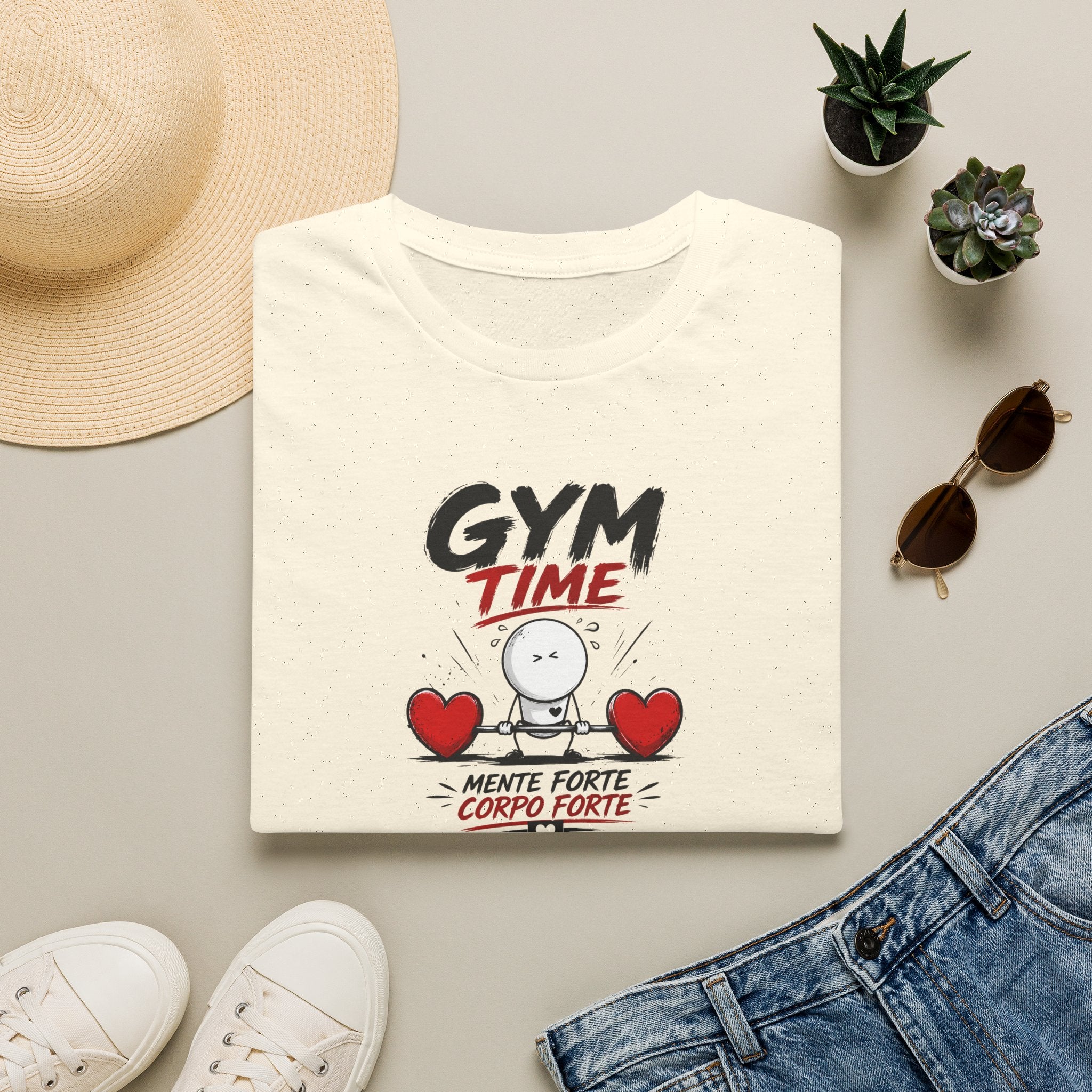 T-Ship "Gym Time, mente forte corpo forte