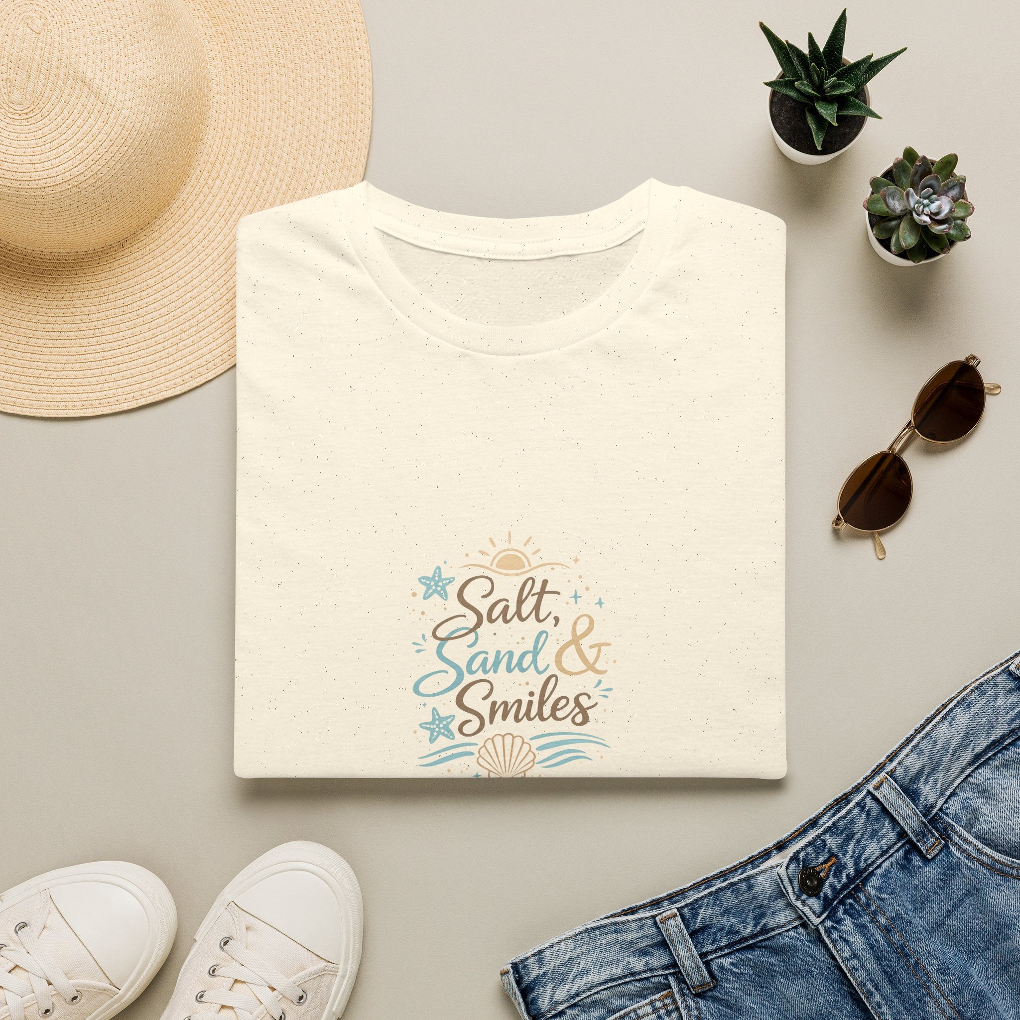 T-Shirt "Salt, Sand & Smiles"