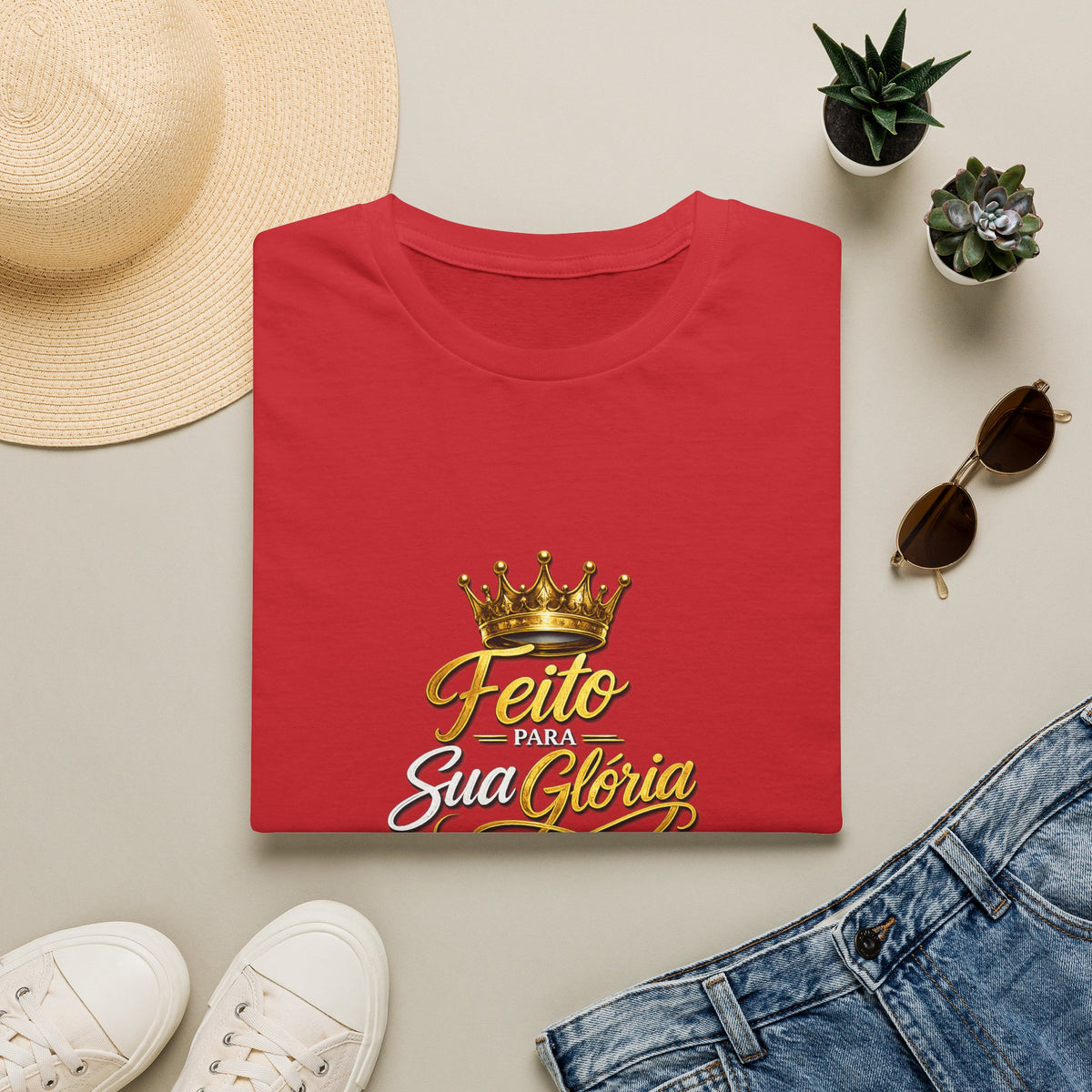T-Shirt "Feito Para Sua Glória"