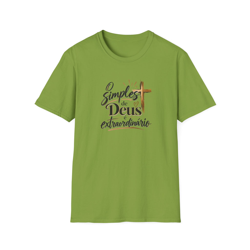 T-Shirt — "O Simples de Deus é Extraordinário"